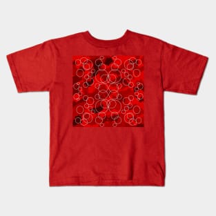 Orange Grunge abstract Kids T-Shirt